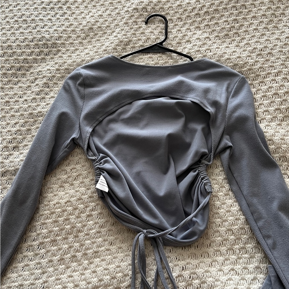 Open back crop